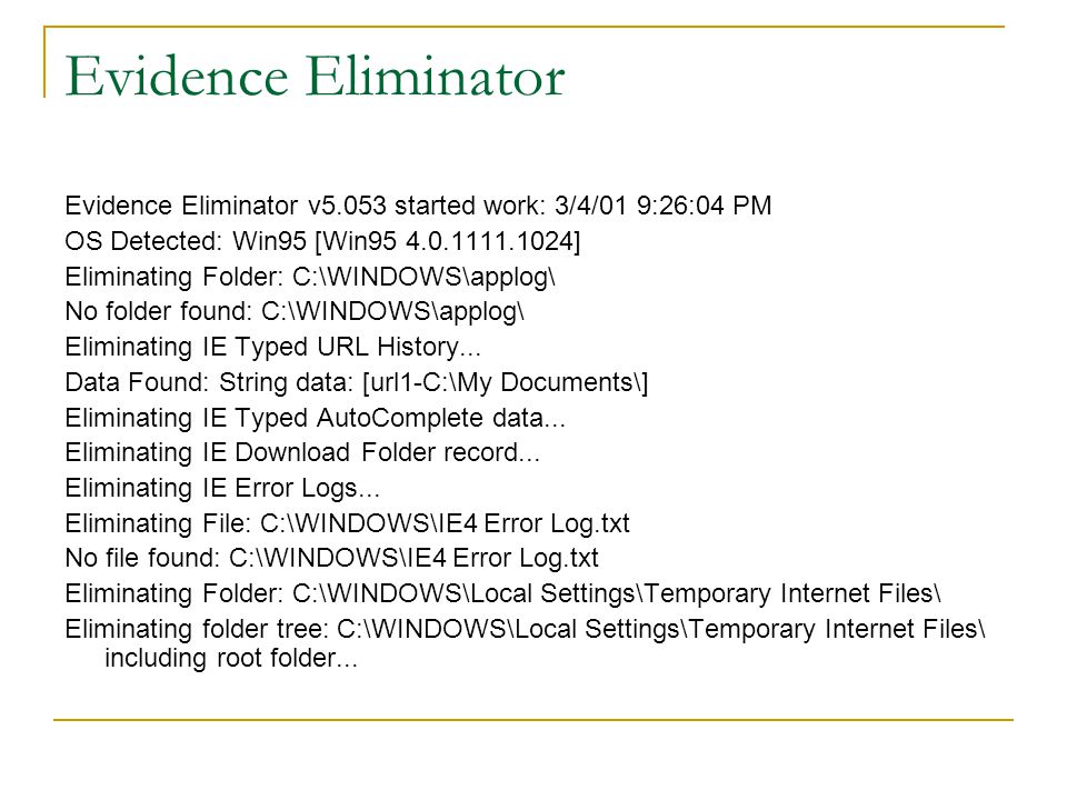 evidence eliminator replacement evidence eliminator replacement
